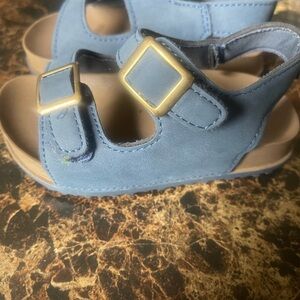 Chic Blue Kids Sandals with Adjustable Straps